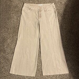 Women's Flying Monkey Coconut Low Rise Wide Leg Baggy Jeans -size 32